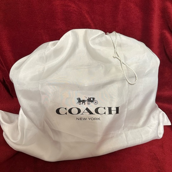 Grey Lambskin Coach New York Handbag - Picture 4 of 4